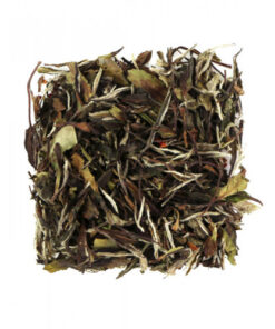 фото - Белый чай с  лепестками чайной розы (white peon with rose flower)