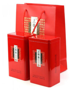 фото - Подарочный набор квадратных банок для чая 2 шт. с пакетом (Жесть)