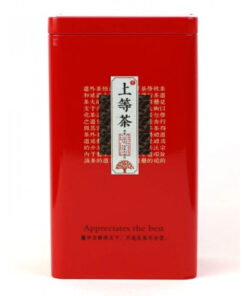 фото - Подарочный набор квадратных банок для чая 2 шт. с пакетом (Жесть)