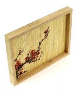 фото - Поднос бамбуковый 25х19х2.5 см