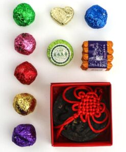 фото - Чай пуэр, подарочный набор с 10 пуэрами “Счастье”