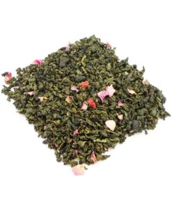 фото - Чай Улун (Оолонг) с малиной и клубникой