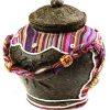 фото - Подарочный Шэн (Шен) пуэр “Горшочек с цветным оформлением” 700 г.