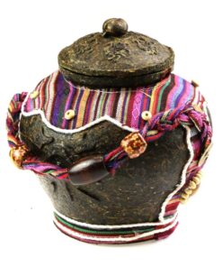 фото - Подарочный Шэн (Шен) пуэр “Горшочек с цветным оформлением” 700 г.