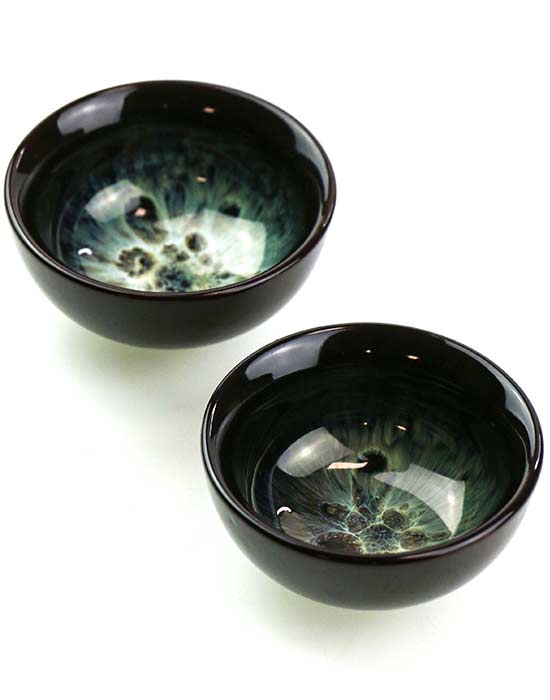 фото - Піала для чаю, Око Дракона, кераміка в асортименті, 60 мл фото - Піала для чаю, Око Дракона, кераміка в асортименті, 60 мл