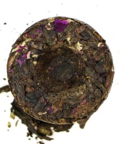 фото - Шу Пуэр Мини Точа с лепестками розы