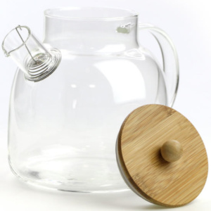 фото - Чайник для заваривания чая с бамбуковой кришкой 1600 мл