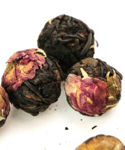 фото - Чай Шу Пуер Міні Точа з трояндою.