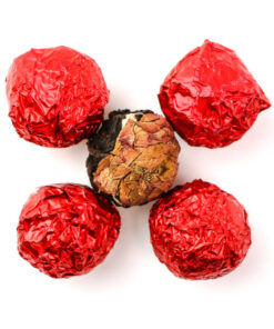 фото - Чай Шу Пуэр Мини Точа с розой.