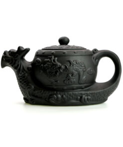 фото - Чайник черный дракон, исинская глина, заварочник 400 мл.