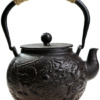 фото - Чайник чугунный заварочный для чая, Тэцубин “Дракон Феникс”, 1200 мл, с ситом