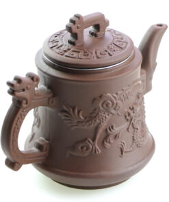 фото - Чайник заварочный, Двойной дракон, исин коричневый, 500 мл
