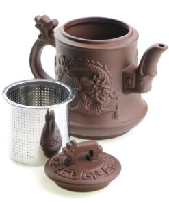 фото - Чайник заварочный, Двойной дракон, исин коричневый, 500 мл