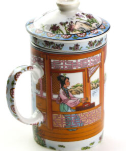 фото - Чашка керамічна з ситом. 300 мл