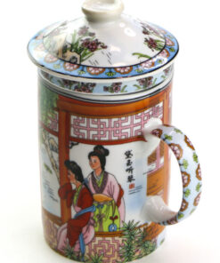 фото - Чашка керамічна з ситом. 300 мл