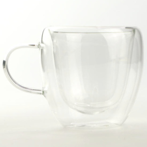 фото - Пиала для чая с двойными стенками, тяван, термостекло 100 мл