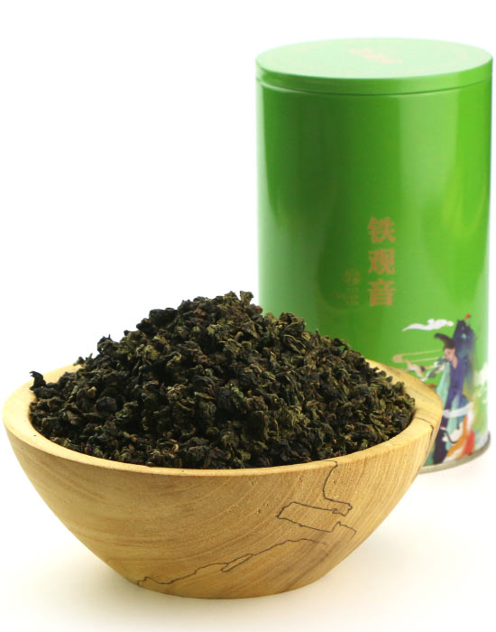 фото - Улун Те Гуань Інь, китайський чай у подарунковій банці, 125 г