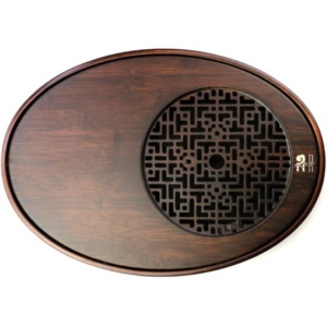 фото - Чабань доска для чайной церемонии Овальная 37х25х5.5