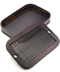 фото - Чабань прямоугольная чайная доска Гунфу Ча, эко бамбук 34х23 см