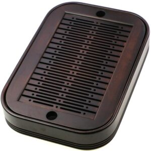 фото - Чабань прямоугольная чайная доска Гунфу Ча, эко бамбук 34х23 см