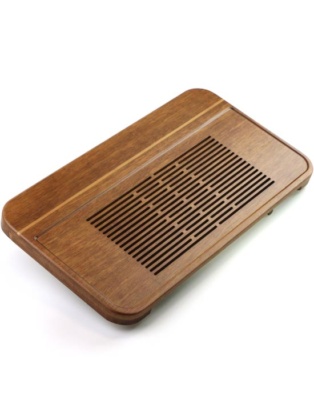 фото - Чабань Інь Янь, таця для чайної церемонії, еко бамбук, 39х15 см (Копировать)