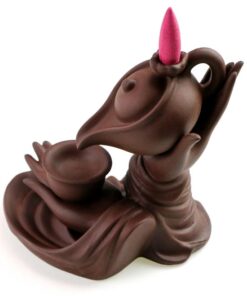 фото - Підставка  для арома конусів Рука з чашкою + набір крнусів, рідкий дим, кераміка,