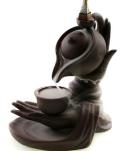 фото - Підставка  для арома конусів Рука з чашкою + набір крнусів, рідкий дим, кераміка,