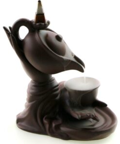 фото - Підставка  для арома конусів Рука з чашкою + набір крнусів, рідкий дим, кераміка,