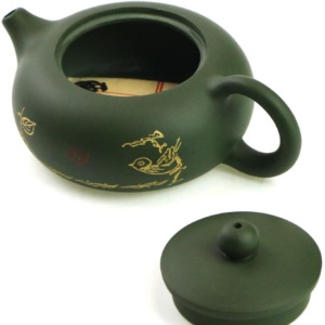 фото - Заварочный чайник из исинской глины, объем 260мл с водяным замком