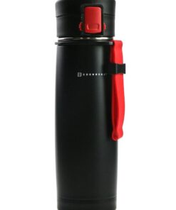 фото - термокружка с кнопкой зеленая с крішкой 480 мл