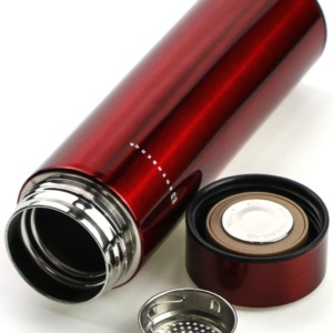 фото - Термос черный с датчиком. 500мл