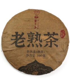 фото - Чай пуэр, китайский Лао Шу Ча фабрика Шу Дай Цзи Ботаник,  2015 года сырье, 100 г