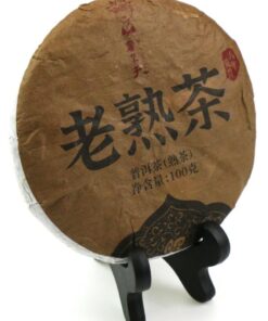фото - Чай пуэр, китайский Лао Шу Ча фабрика Шу Дай Цзи Ботаник,  2015 года сырье, 100 г