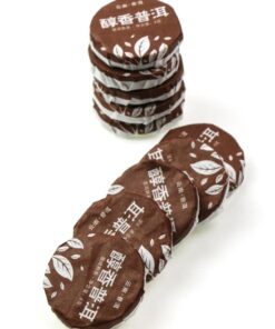 фото - Чай пуэр, китайский чай Шу пуэр Счастье, мини точа (Копировать)