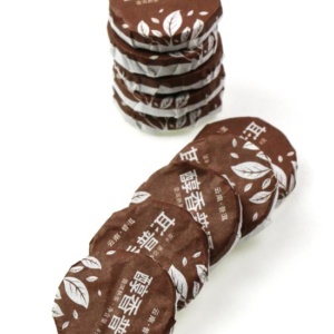 фото - Чай пуэр, китайский чай Шу пуэр Счастье, мини точа (Копировать)