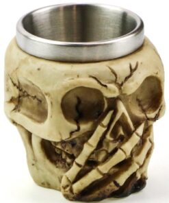 фото - стопка череп из полистоуна 7х7х6.5 50мл