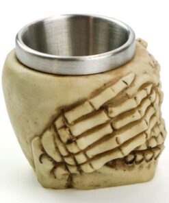 фото - стопка череп из полистоуна 7х7х6.5 50мл