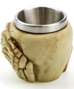 фото - стопка череп из полистоуна 7х7х6.5 50мл