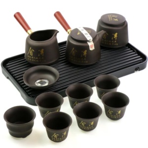 фото - Чайный сервиз дорожный Небесный Глаз, голубой, на 4 персоны (Копировать)