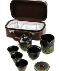 фото - Чайный сервиз дорожный Небесный Глаз, голубой, на 4 персоны (Копировать)