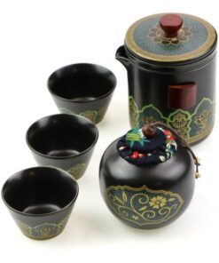 фото - Чайный сервиз дорожный Небесный Глаз, голубой, на 4 персоны (Копировать)