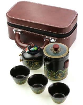 фото - Чайный сервиз дорожный Небесный Глаз, голубой, на 4 персоны (Копировать) фото - Чайный сервиз дорожный Небесный Глаз, голубой, на 4 персоны (Копировать)