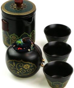 фото - Чайный сервиз дорожный Небесный Глаз, голубой, на 4 персоны (Копировать)