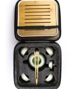 фото - Чайный сервиз Колотый Лед, набор посуды для Гунфу Ча, на 4 персоны, голубой (Копировать)