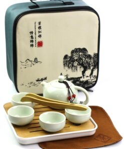 фото - Чайный сервиз Колотый Лед, набор посуды для Гунфу Ча, на 4 персоны, голубой (Копировать)