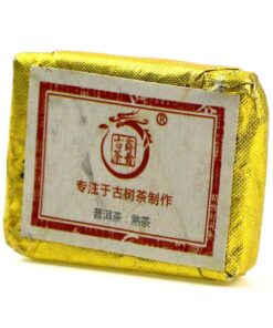 фото - Чай пуер, китайський Шен Пуер п’ятнадцятирічний, класичний смак, Міні Точа, 2008 р. (Копировать)