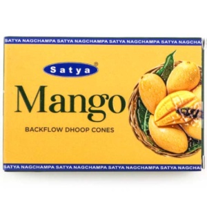 фото - вонючка аромаконусы пирамида обратный поток МАНГО 10 шт в упаковке. высота пирамиды 3.5 см