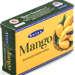 фото - вонючка аромаконусы пирамида обратный поток МАНГО 10 шт в упаковке. высота пирамиды 3.5 см