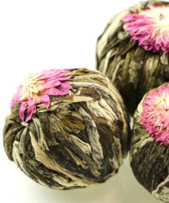 фото - связанній чай вишня. 1шт. основа белій чай