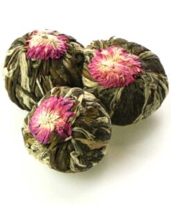 фото - связанній чай вишня. 1шт. основа белій чай